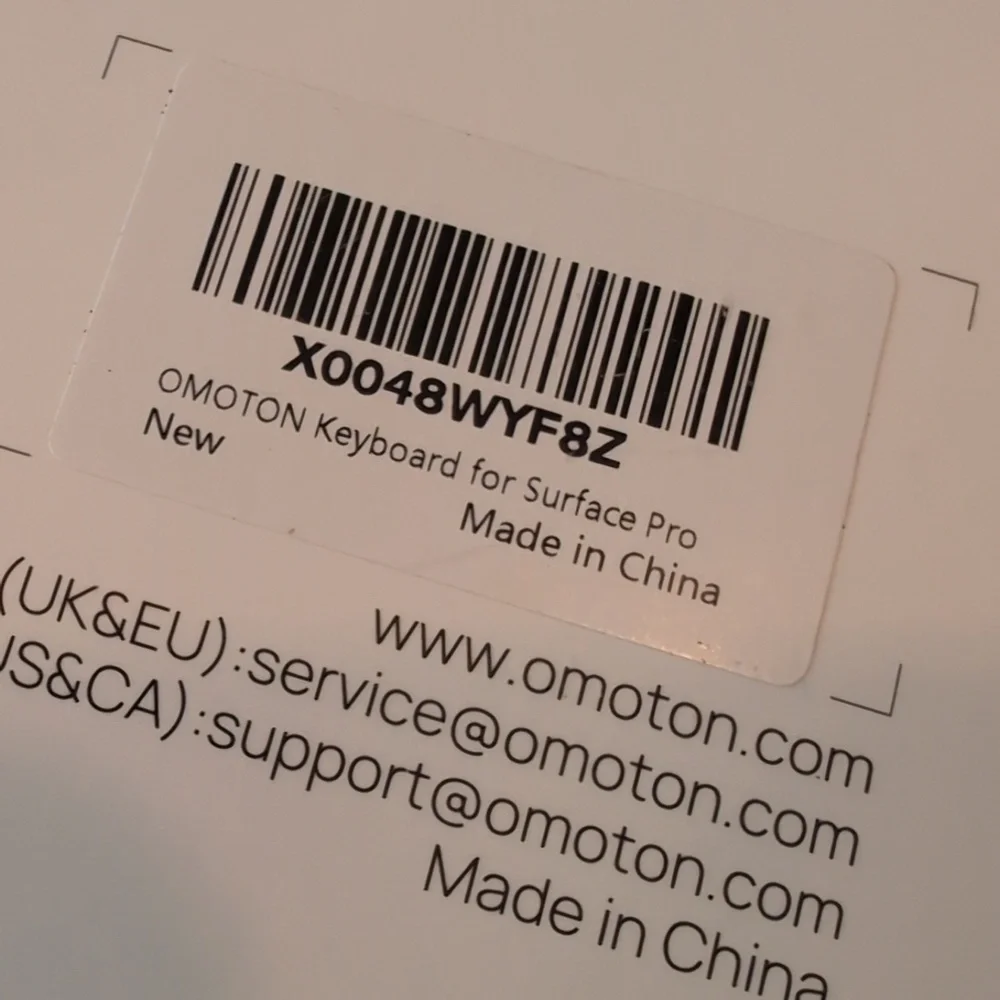 Omoton KC010 Surface Pro Keyboard And Cover